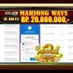 Bukti Jp ATAS4D Slot Online, 20 September 2025.